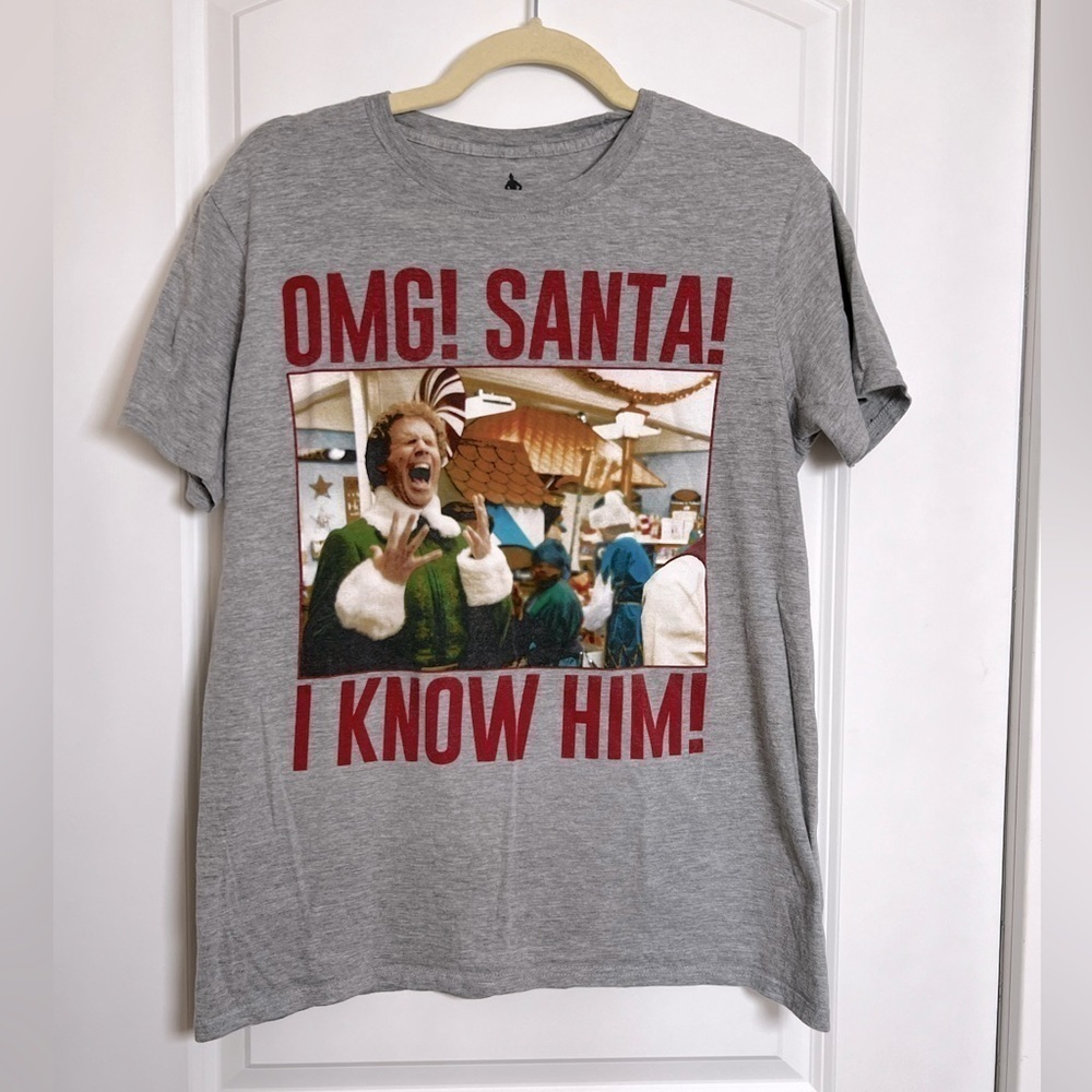 CLEAR-OUT Elf Movie Graphic Tee Shirt